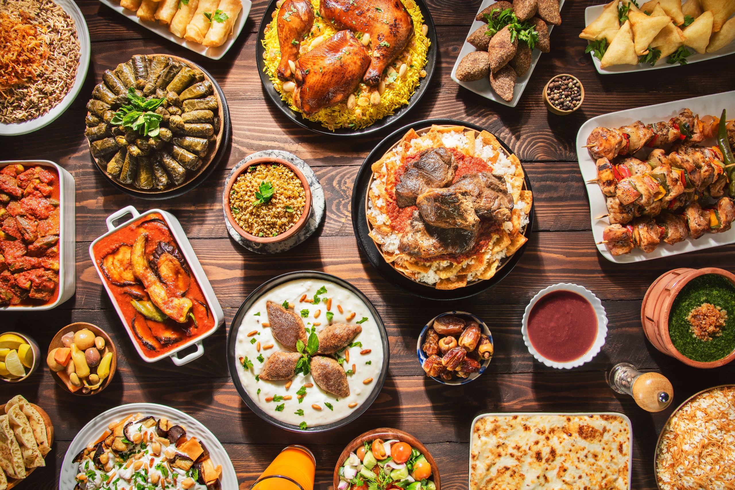 أفضل المطاعم المختصة بالأطعمة الآسيوية والعربية في العاصمة لندن
