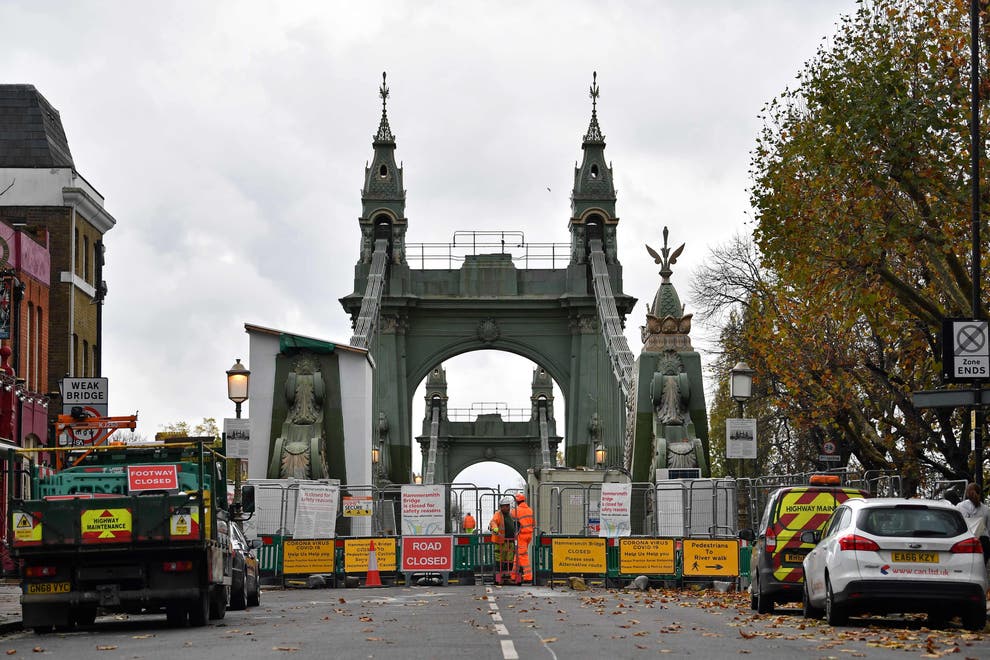سيعاد فتح جسر Hammersmith للمشاة وراكبي الدراجات في نهاية هذا الأسبوع