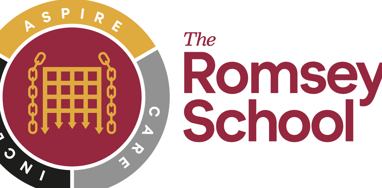 شعار The Romsey School Academy و المندرج اسمها ضمن أسماء المدارس المغلقة خلال سلسلة الإضراب القادمة في HAMPSHIRE