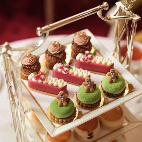 صورة لأحد الأطباق في فندق ريتز لندن The Ritz London وهو أحد اشهر فنادق لندن
