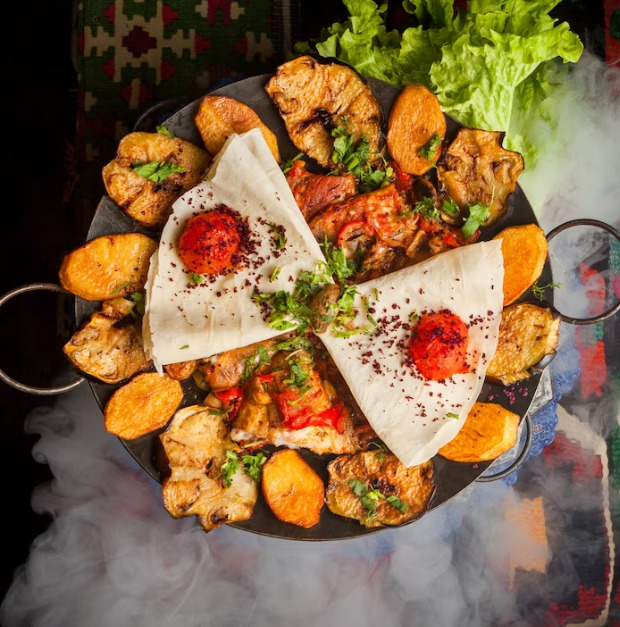 صورة لطبق من أطباق طعام تركي في أحد أفضل مطاعم عربية في لندن