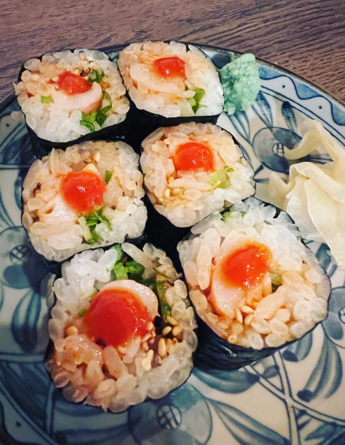 صورة لطبق من اطباق مطعم Asakusa London الذي يعد احد أفضل مطاعم سوشي يابانية في لندن
