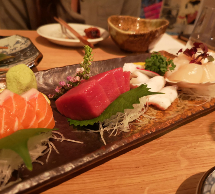 صورة لطبق من اطباق مطعم Chisou Sushi and Izakaya الذي يعد احد أفضل مطاعم سوشي يابانية في لندن