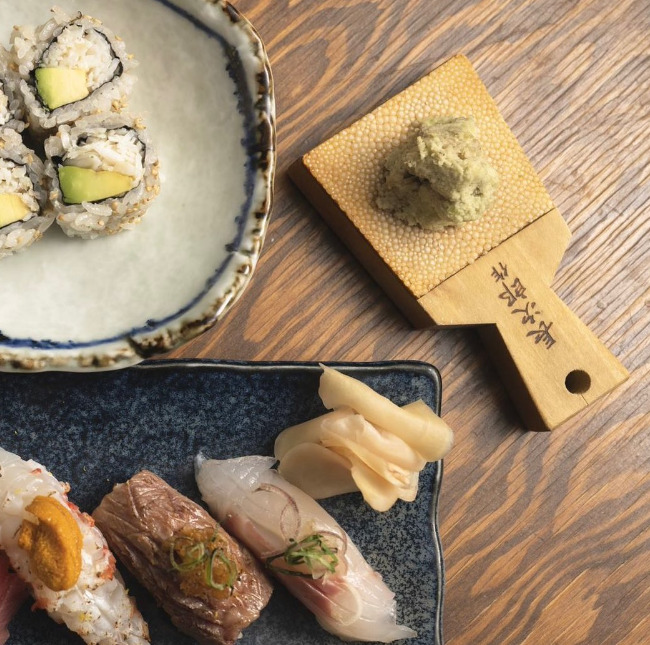 صورة لطبق من اطباق مطعم Cubé - Japanese sushi restaurant الذي يعد احد أفضل مطاعم سوشي يابانية في لندن
