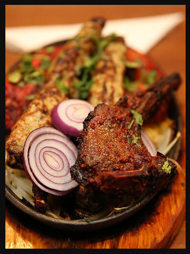صورة لطبق من اطباق مطعم Feast and Mishti الذي يعد من افضل مطاعم بوفيه في لندن