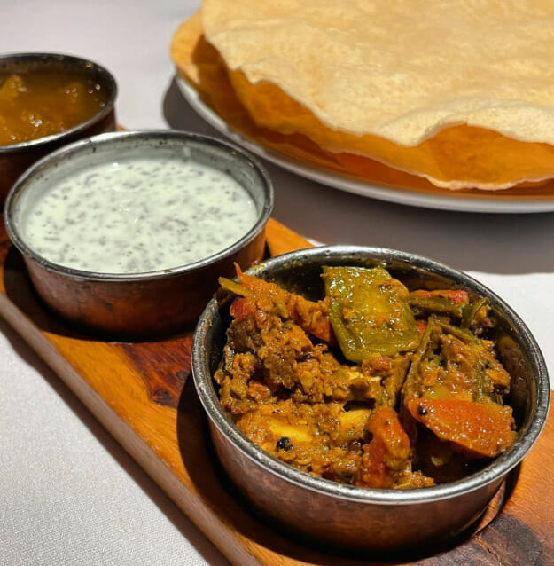 صورة لطبق من اطباق مطعم Shezan Restaurant وهو احد افضل مطاعم هندية في لندن