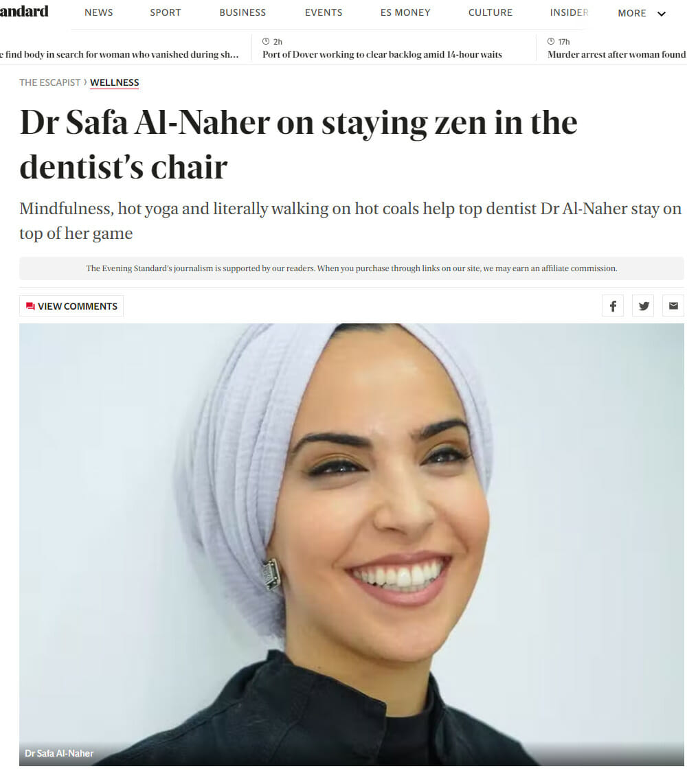 الدكتورة صفا النهر: خبيرة تجميل الوجه والأسنان الأولى في لندن